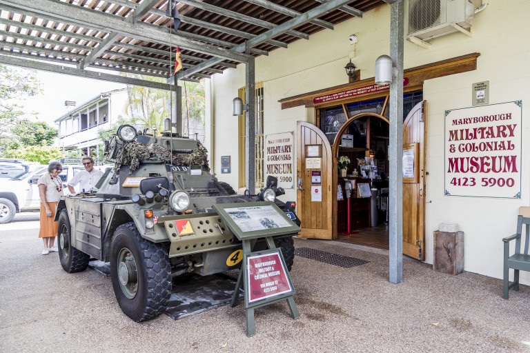 Maryborough Military and Colonial Museum outside Mandatory credit Tourism and Events Queensland