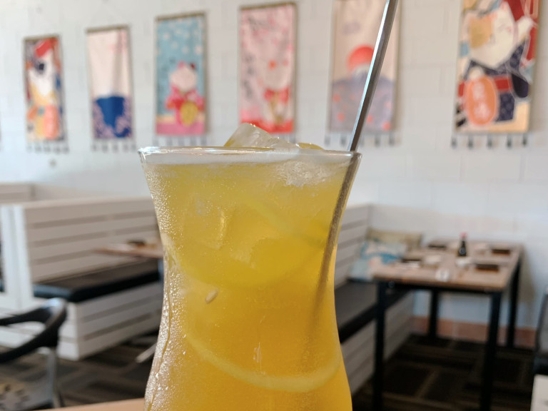 Tanoshi Sushi Tea House drink